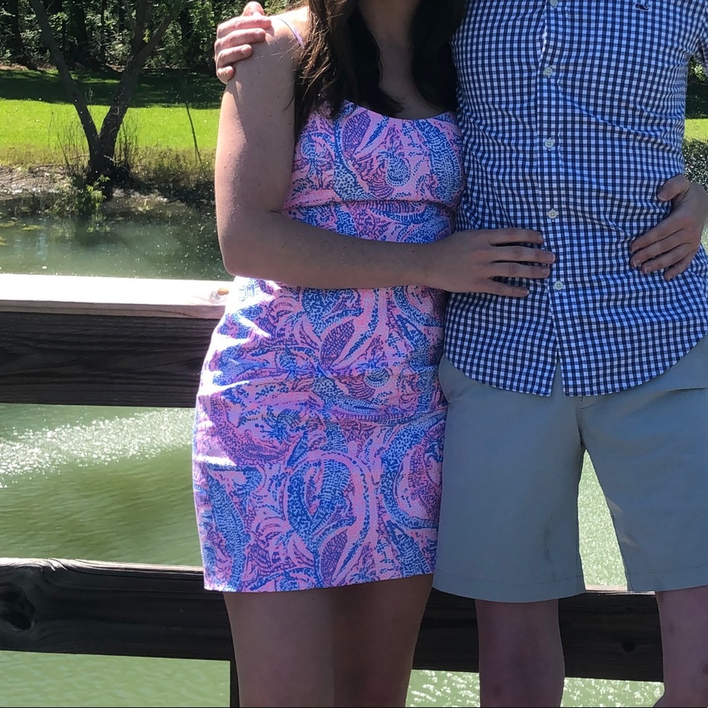 Lilly Pulitzer Shelli Dress in Maybe Gator. Sz 4